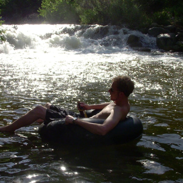 Boulder Colorado Tube to Work Day Boulder Creek Floods