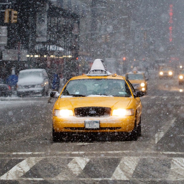 Uber ride-sharing New York City London taxis