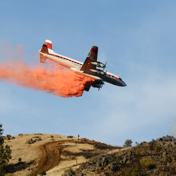 dog rock fire air tanker firefighting yosemite wildfire national park service