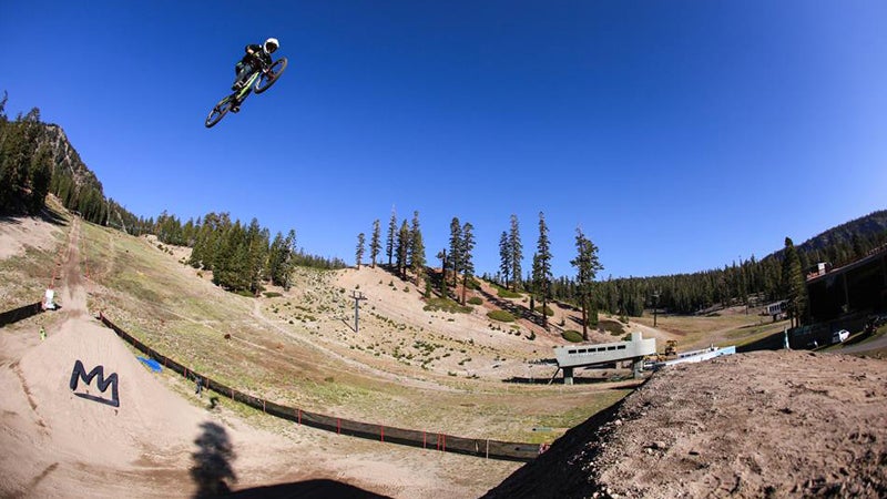 Cam Zink mountain bike red bull rampage monster energy world of x games guinness world records dirt-to-dirt bicycle straight a triple-digit distance backflip x games mammoth mountain world record hannah weinberger news from the field outside outside magazine outside online