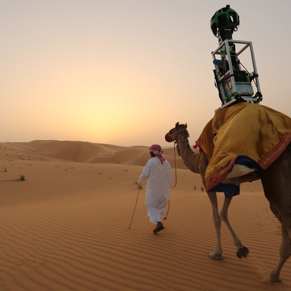 camel google maps liwa oasis street view news outside