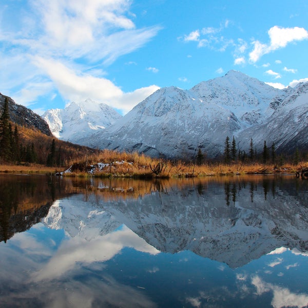 Nighttime temperatures in the Chugach State Park area dropped near freezing the past week.