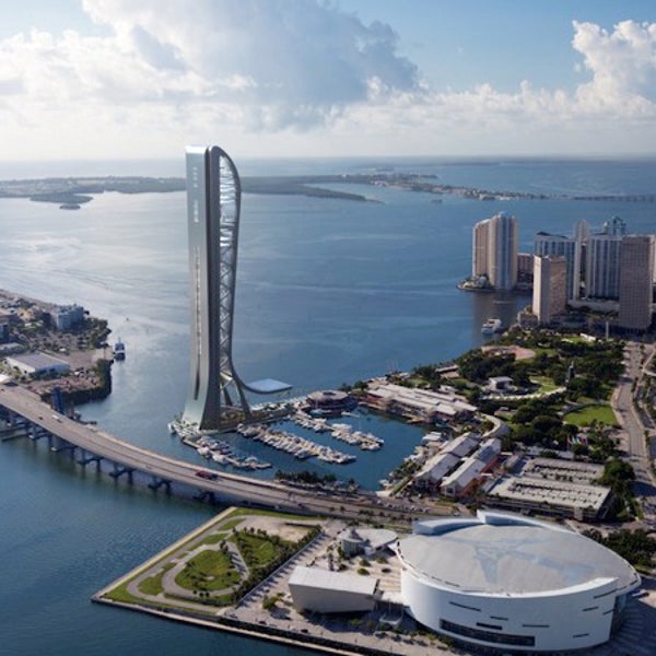 skyrise miami florida tower architecture base jumping bungee jumping