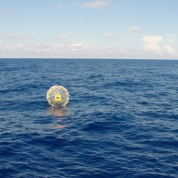 Reza Baluchi's inflatable-bubble stunt was part of a goal to run across more than 190 recognized nations to encourage world peace.