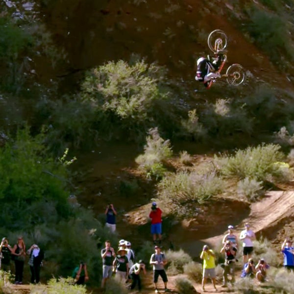 Tom Van Steenbergen captured POV footage of his front flip attempt and fall.