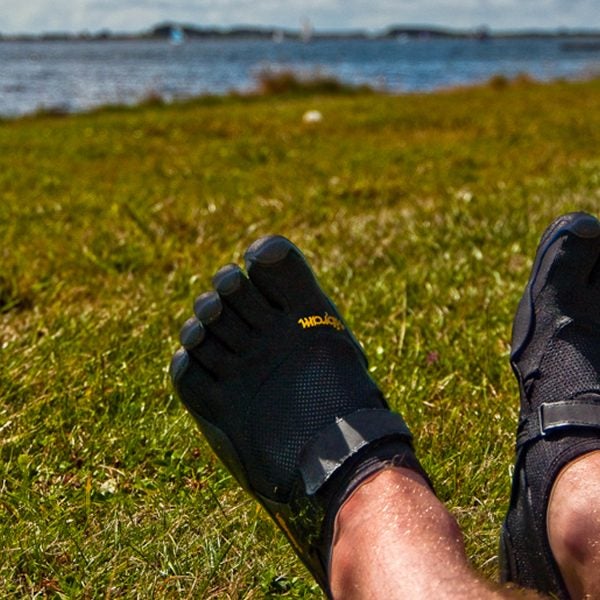 vibram five fingers on feet