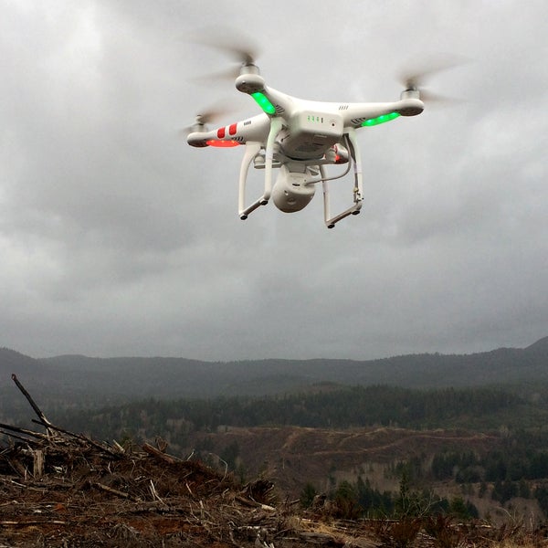 timber cruise forestry UAV Rising Tide Innovations drones DJI Oregon Phantom 2 Vision RTI