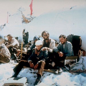 Nando Parrado and the survivors of the Uruguayan rugby team plane crash in Gonzalo Arijon’s Stranded.