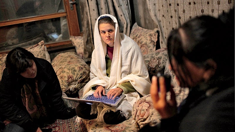 Outside magazine May 2014 landays interview Afghan woman poet writer Eliza Griswold