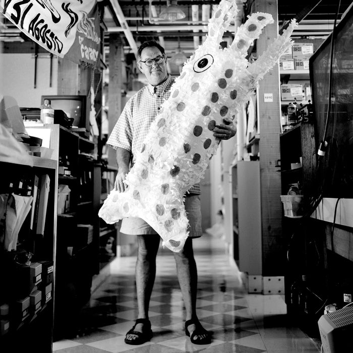 Outside July 2006 Humboldt sea shrimp squid ocean eery beast 20 mph human flesh expert William Gilly scientist with California lab creature underwater floatie toy blow-up laboratory