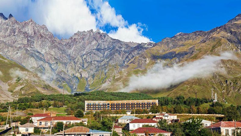Rooms Hotel Kazbegi Georgia Tbilisi Caucasus Mountains Base Camp Chris Clayton Outside Outside Magazine Outside Online Escapes