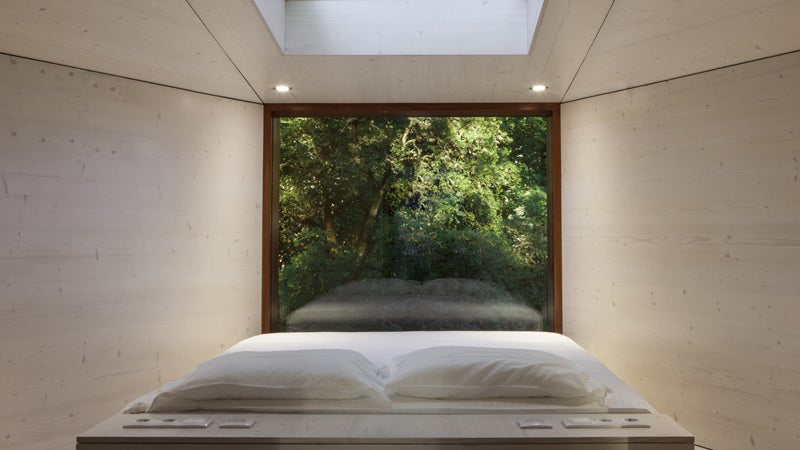 Outside Magazine Outside Magazine Pedras Salgadas Pedras Salgadas Spa & Nature Park Portugal Portuguese Luís Rebelo de Andrade designer treehouse treehouse Trás-os-Montes e Alto Douro eco-tourism eco house ecotourism escapes base camp thermal spa converted casino mineral water hot springs hydromassage