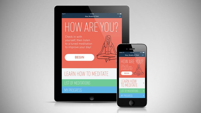 Stop Breathe & Think OutsideOnline apps tech gear best meditation