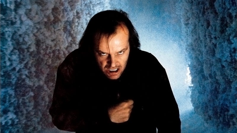 100greathorror 100horror3 1980s portraits Films by Stephen king Films by Stanley Kubrick Horror fantasy movies Menacing Nicholson,Jack Portrait Scary