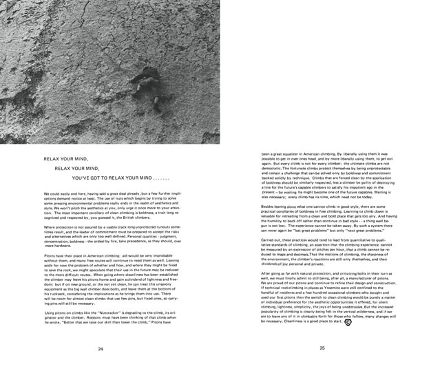An excerpt from Chouinard’s 1972 catalog
