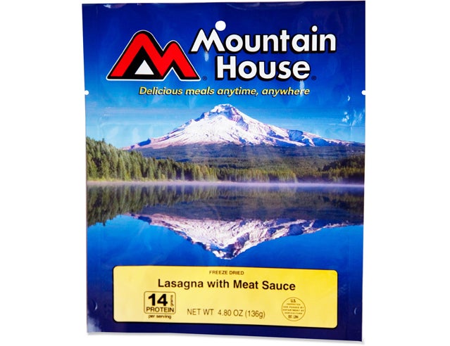 Mountain House Lasagna with Meat Sauce