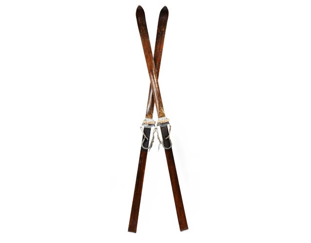 Early alpine skis