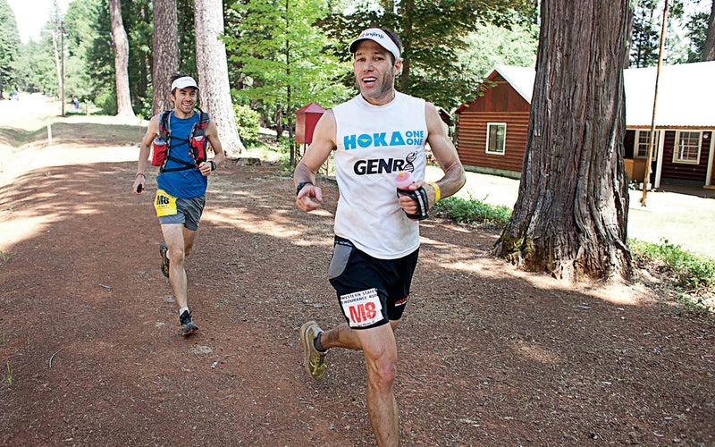 Mackey at mile 62 during the Western States 100.