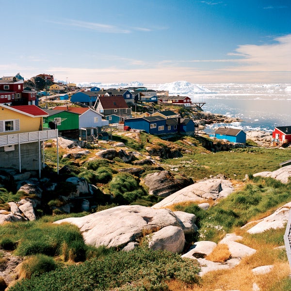 Abode Architecture Building Building Exterior Built Structure Calm Calmness Color Day Dwelling Greenland Homes Horizon Houses Ice Iceberg Lake Llulissat No People Nobody Outdoors Peaceful Peacefulness Photography Plants Residence Residential River Rock Sky Structural Structure Tranquil Vertical outside magazine
