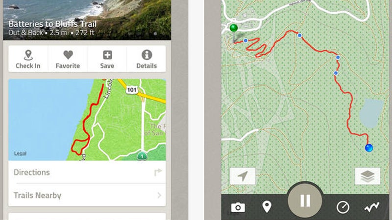OutsideOnline best apps Smartphone summer camping trip woods connected grid stay no service off grid All Trails free