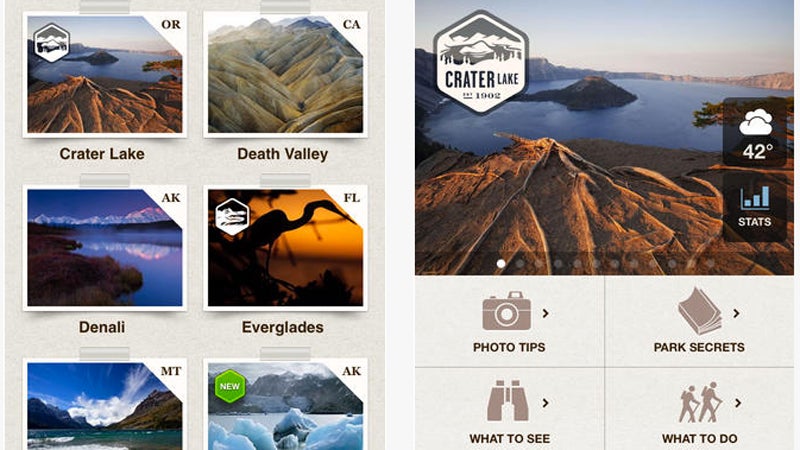 OutsideOnline best apps Smartphone summer camping trip woods connected grid stay no service off grid National Parks National Geographic free
