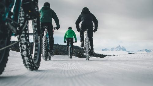 Fat biking jackson cycling guys trip