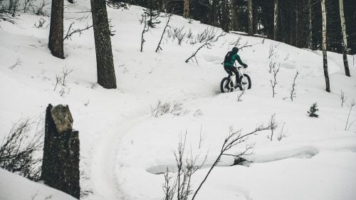Fat biking jackson cycling guys trip