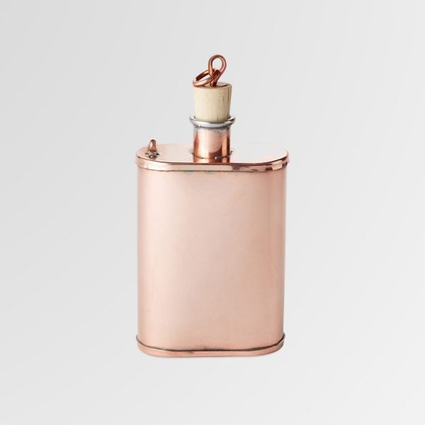 la matera northbrook copper flask handmade artisan corrosion gentleman covet