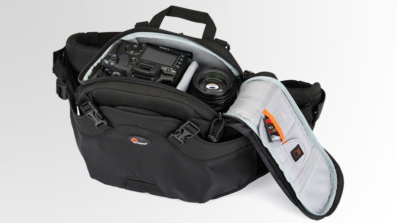 Lowepro Inverse 100 AW Beltpack camera bag fanny pack waist pack hip pack hawaiian print suede and nylon two-tone ripstop mesh pockets matthew mcconaughey outside outside magazine outside online joe jackson gear guy gear shed gear test