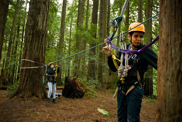 zip lining